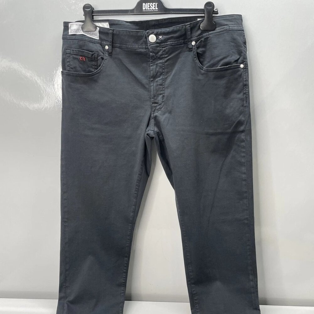 Tramarossa Mens Jeans Black Size 40 Michelangelo Stretch Denim Straight Leg